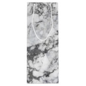 Marble Gift Bag Wijn Cadeautas (Achterkant)