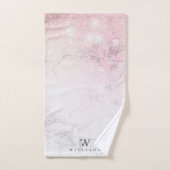 Marble Glitter Personalized Bad Handdoek (Handdoek)