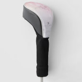 Marble Glitter Personalized Golfheadcover (Schuin)
