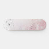 Marble Glitter Personalized Skateboard (Horizontaal)