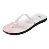 Marble Glitter Personalized Teenslippers (Schuin)