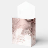 Marble Glitter Wedding Roos Gold ID644 Bedankdoosjes (Geopend)