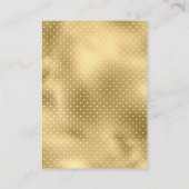 Marble Gold Foil Lace QR Code RSVP Weduwwebsite Informatiekaartje (Achterkant)