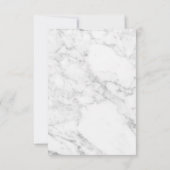 Marble Gold Hartelijk dank Verloving Deco Weddensc Bedankkaart (Achterkant)