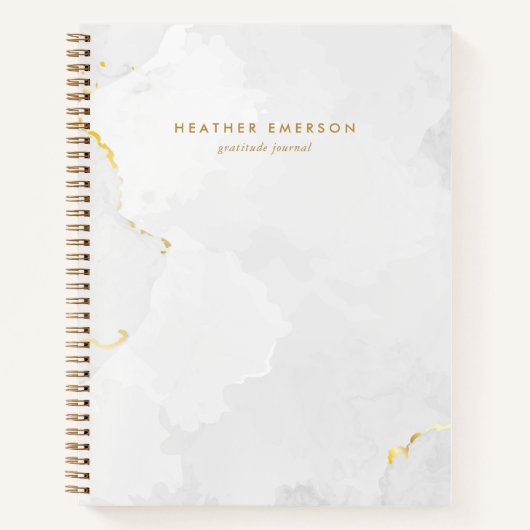 Marble Gold Notitieboek (Voorkant)