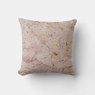 Marble Golden Roos Texture Sierkussen