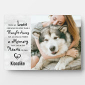Marble Herembrance Keepomwille Pet Memorial Foto Fotoplaat (voorkant)