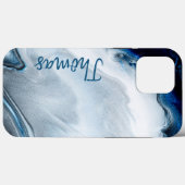 Marble Hoesje-Mate iPhone case (Achterkant (horizontaal))