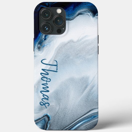 Marble Hoesje-Mate iPhone case (Achterkant)