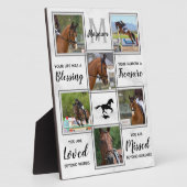 Marble Horse Memorial Foto Collage Fotoplaat (Zijkant)