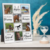 Marble Horse Memorial Foto Collage Fotoplaat (Zijkant)