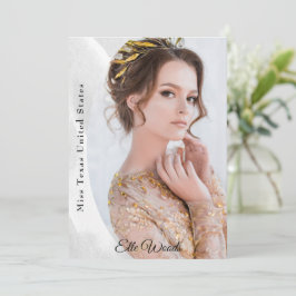 Marble Ice Autograph Kaarten voor Pageants