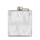 Marble in Loving Memory Funeral Memorial Tribution Heupfles (Achterkant)