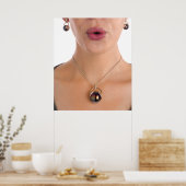 Marble Kiss Poster (Keuken)