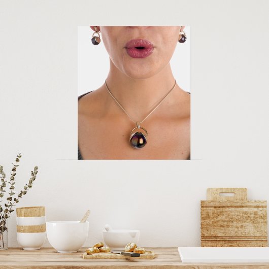 Marble Kiss Poster (Keuken)