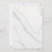 Marble Look Pastor Ordination Uitnodiging (Achterkant)