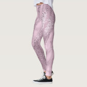 Marble Minimal Abstract Metallic Lila Lavanda Pin Leggings (Links)