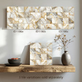 Marble Mix 4x4 Squares Ivory ID1186c Tegeltje