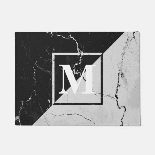 Marble Monogram Deurmat (Voorkant)