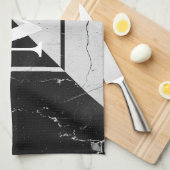 Marble Monogram Theedoek (Quarter Fold)