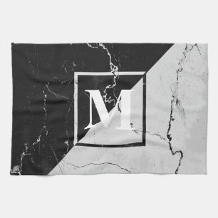 Marble Monogram Theedoek