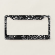 Marble Mystique - Agate Elegance - noir et blanc