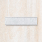 Marble Pastel Stone Texture Hanging Name Bord Deurbordje (Voorkant)