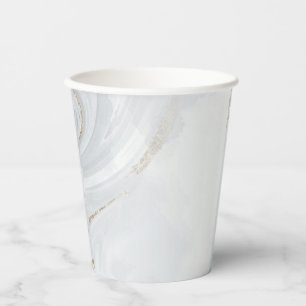 Marble Pastel Stone Textured 8oz Paper Cup Papieren Bekers