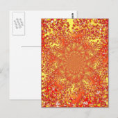 Marble Patch Kaleidoscoped Digital Art Briefkaart (Voorkant / Achterkant)