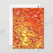 Marble Patch Tight Swirl Digital Art Briefkaart (Voorkant / Achterkant)