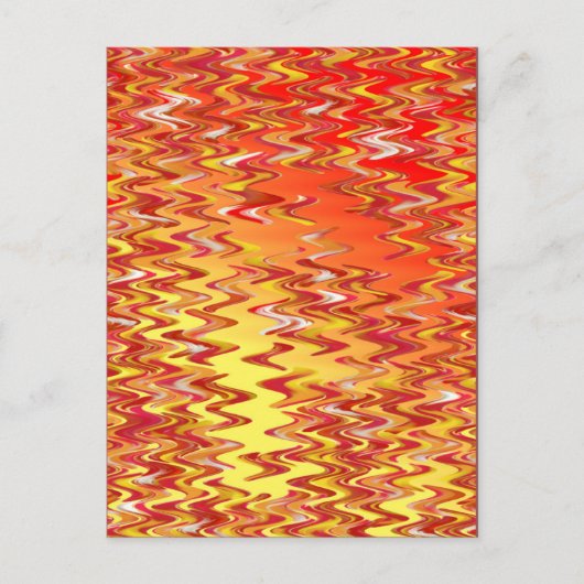 Marble Patch Tight Swirl Digital Art Briefkaart (Voorkant)