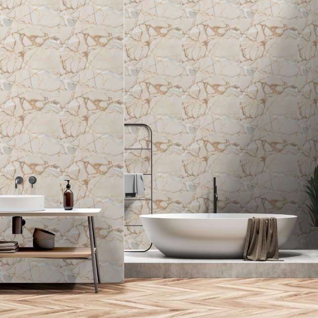 Marble Pattern Behang (Badkamer)