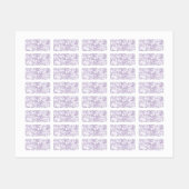 Marble Pattern Paars Labels (Vel)