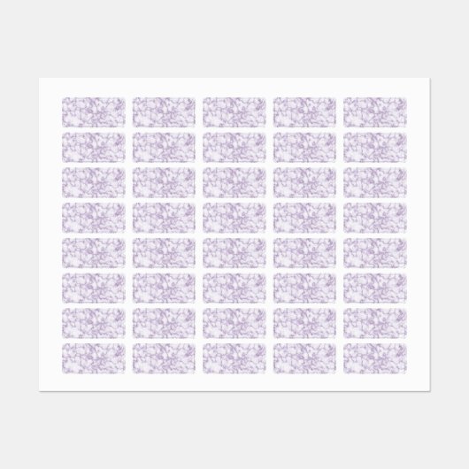 Marble Pattern Paars Labels (Vel)