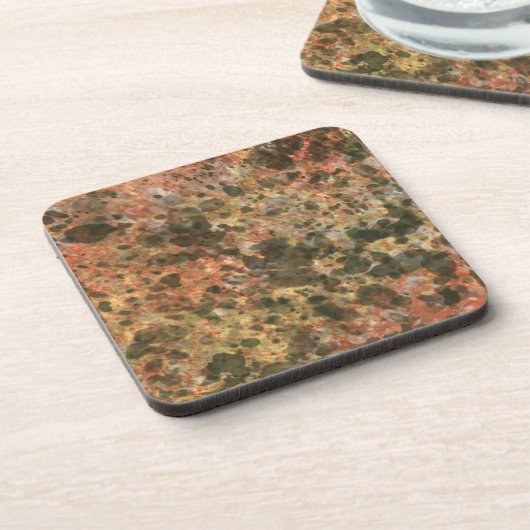 Marble Pattern Plastic Drink Coasters Gift Bier Onderzetter (Linkerzijde)