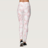 Marble Pattern roze Leggings (Achterkant)