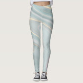 Marble Patterned Leggings  (Voorkant)