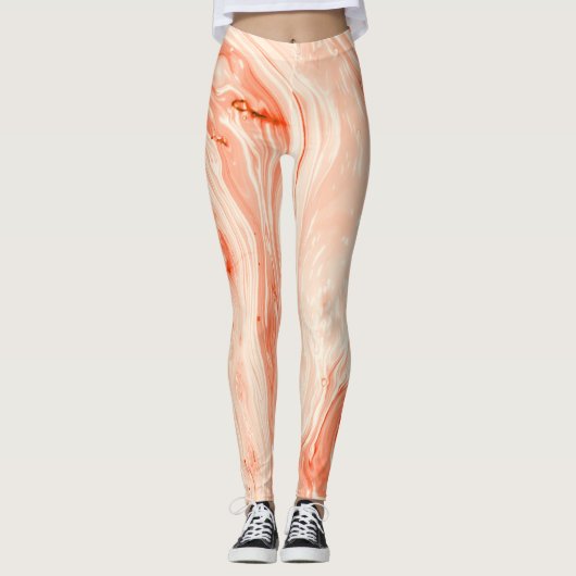 Marble Patterned Leggings (Devant)