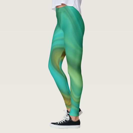 Marble Patterned Leggings  (Gauche)