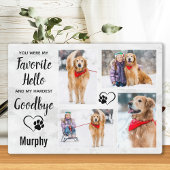 Marble Pet Memorial Keepomwille Photo Collage Fotoplaat