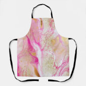 Marble Pink Black Gold Schort (Voorkant)