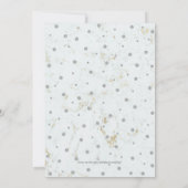 Marble & Polka dot | Silver Engagement Party Kaart (Achterkant)