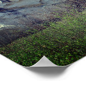 Marble Rock Cliff bij Natural Bridge 2 Natuur Poster (Hoek)