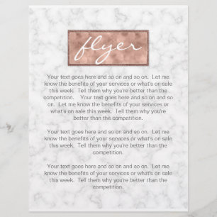 Marble Roos Gold Box Elegant Flyer