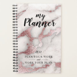 Marble Roos Gold Glam Planner