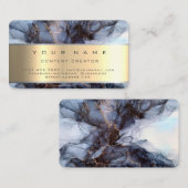 Marble Social Media Manager Content Creator Visitekaartje (Voorkant / Achterkant)
