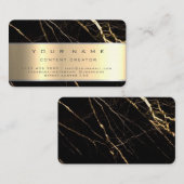 Marble Social Media Manager Content Creator Visitekaartje (Voorkant / Achterkant)