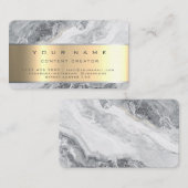 Marble Social Media Manager Content Creator Visitekaartje (Voorkant / Achterkant)