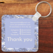 MARBLE SQUARE VISITEKAARTJE SLEUTELHANGER (Achterkant)