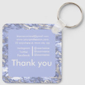 MARBLE SQUARE VISITEKAARTJE SLEUTELHANGER (Achterkant)